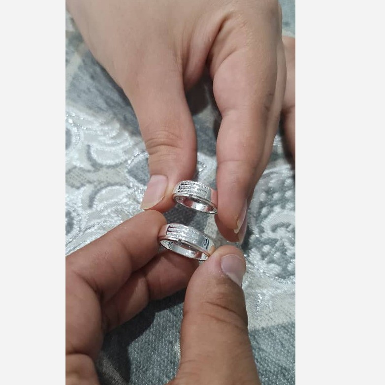 حلقه ست طرح نقره 3