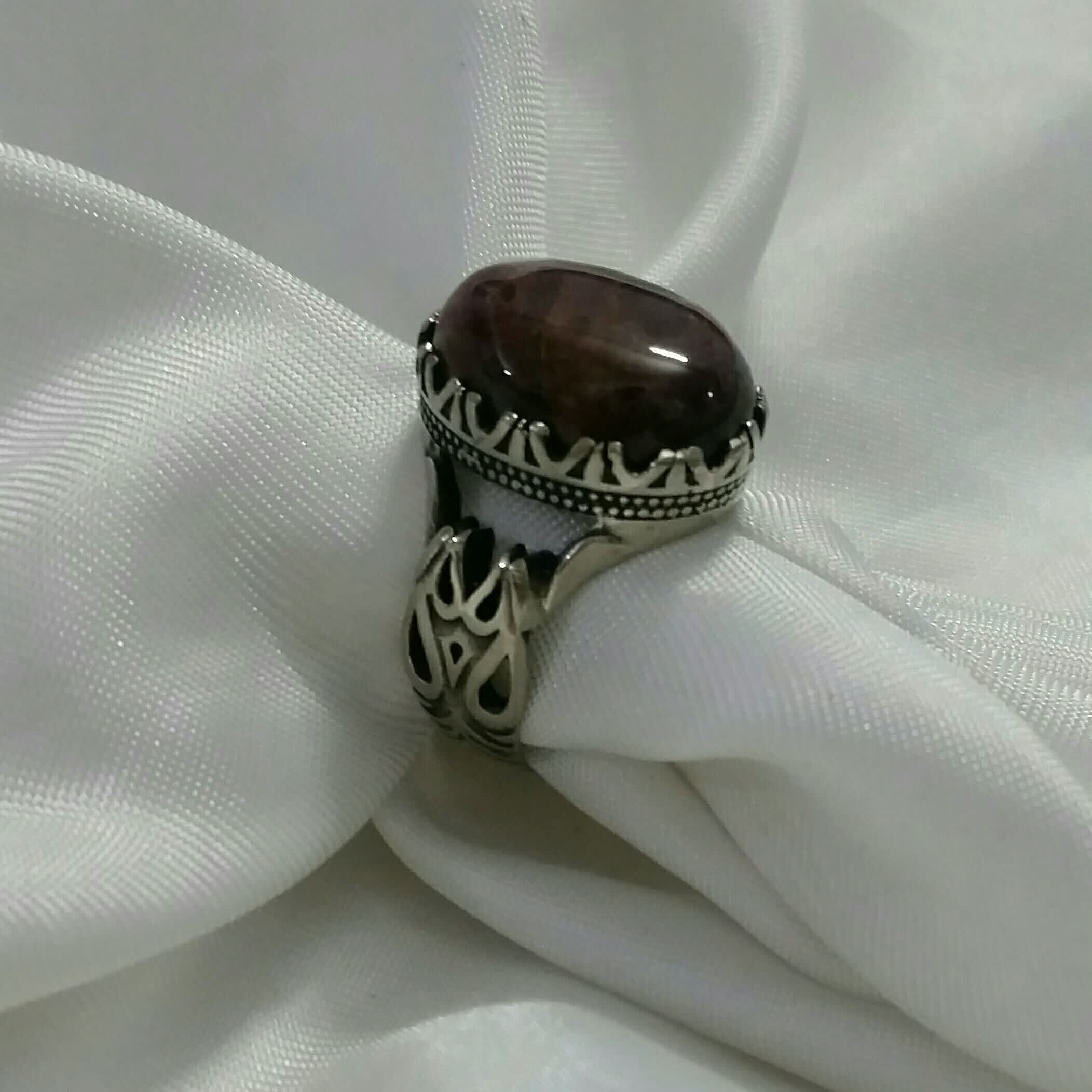 انگشتر مردانه طرح نقره 8