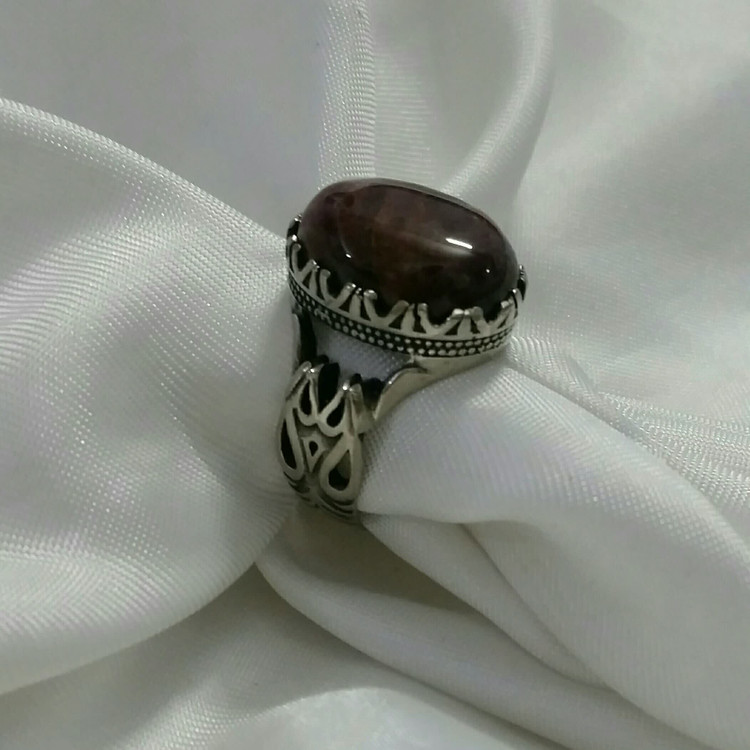 انگشتر مردانه طرح نقره 8