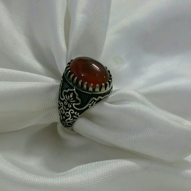 انگشتر مردانه طرح نقره 3