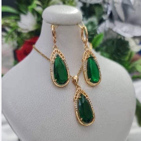 نیم ست طلاروس زنانه رنگ ثابت