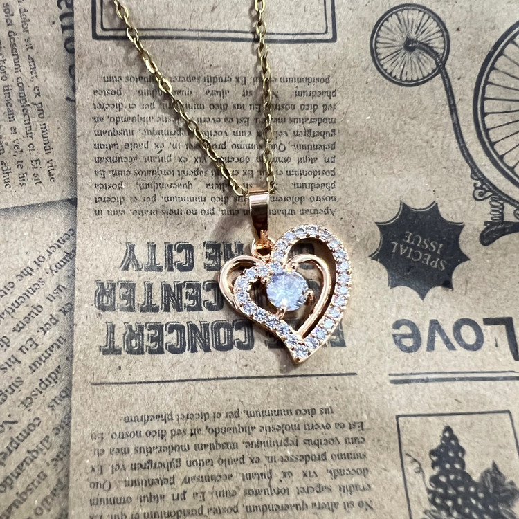 گردنبند دخترانه قلبی،گردنبند قلبی دخترانه