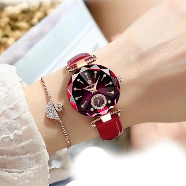 ساعت مچی عقربه ای زنانه پوداگار مدل 719 leather