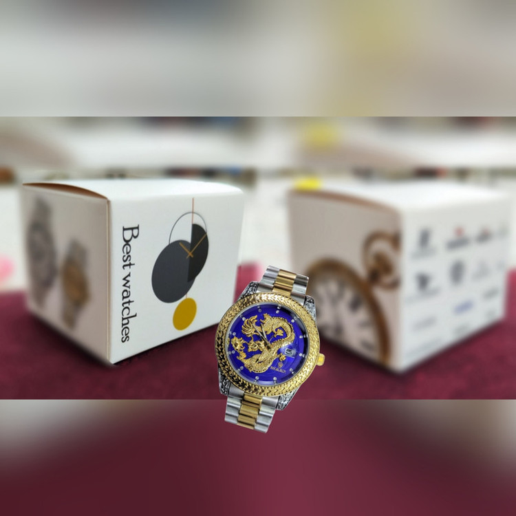 ساعت مچی عقربهای مردانه مدل دراگون اژدها کد 4