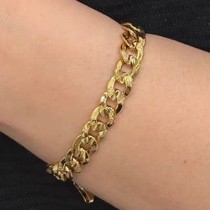 دستبند زنانه و دخترانه آبکاری نقره کارتیری رنگ ثابت کد agy (پس کرایه)