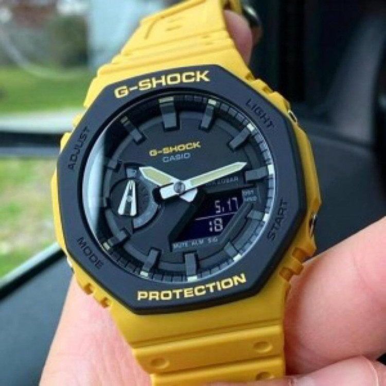 ساعت مچی عقربهای مردانه مدل GA-2100 YL