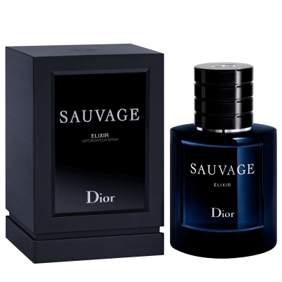 عطر ادکلن دیور ساواج الکسیر مردانه تلخ و ملایم ساوج Dior Sauvage Elixir درجه 1 سوئیس (پس کرایه)