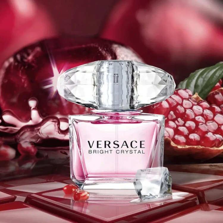 عطر ادکلن ورساچه صورتی برایت کریستال زنانه خنک و ملایم Versace Bright Crystal درجه 1 سوئیس (پس کرایه)