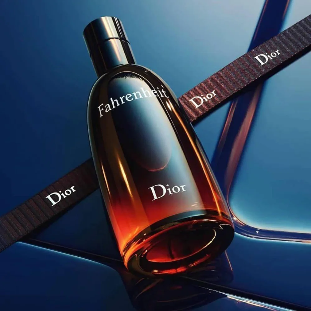 عطر ادکلن دیور فارنهایت مردانه تلخ و چرمی Dior Fahrenheit درجه 1 سوئیس (پس کرایه)