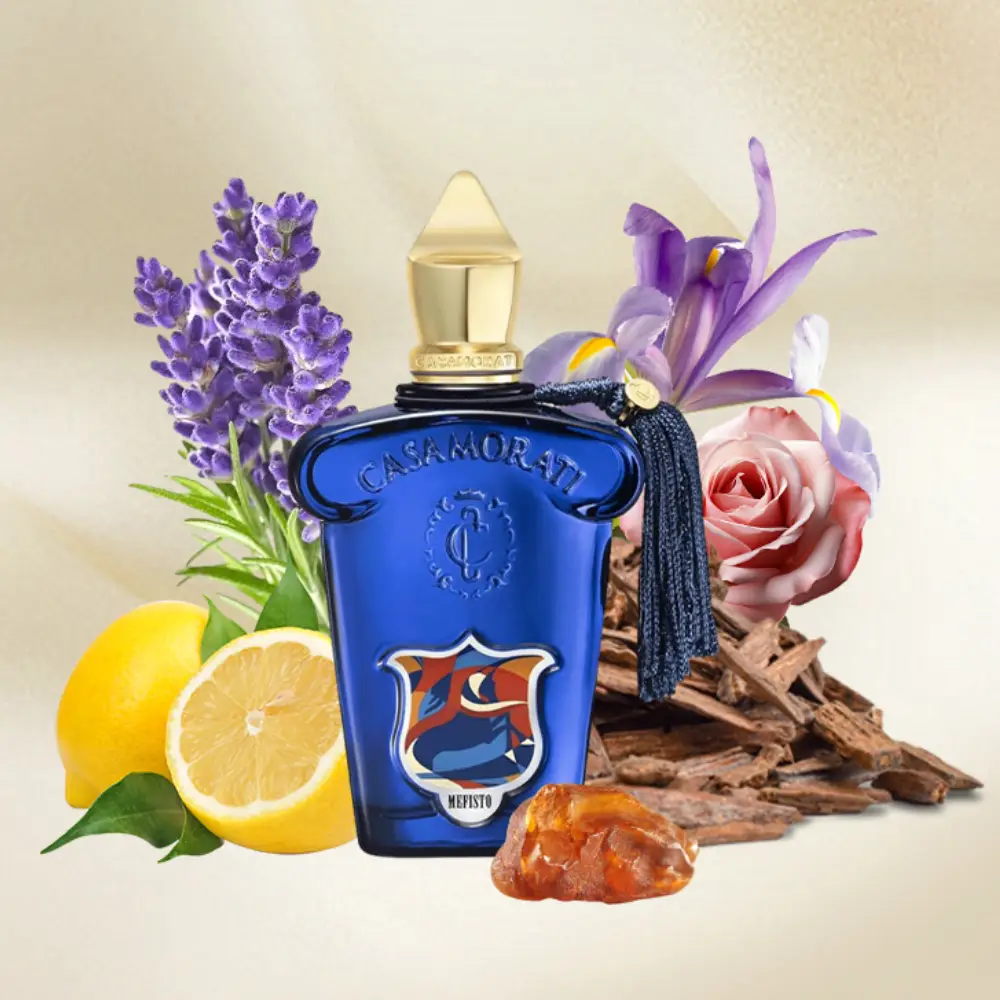عطر ادکلن کازاموراتی مفیستو یونیسکس خنک و تند - زرجف-زرجوف-زرژاف Xerjoff Casamorati Mefisto درجه 1 (پس کرایه)