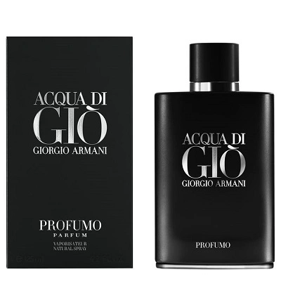 پرفیوم آکوا دی جیو پروفومو بلک مردانه خنک و تلخ و تند (اکوا دی جیو پروفومو Giorgio Armani Acqua di Gio Profumo) درجه 1 س