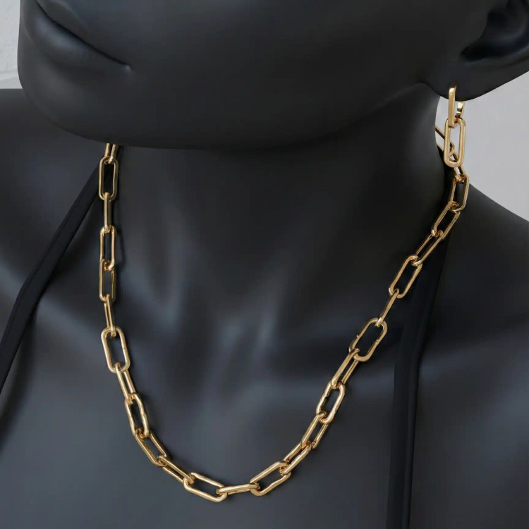 ست گردنبند و دستبند زنانه طرح تیفانی Tiffany رنگ طلایی آبکاری نقره رنگ ثابت فری سایز Freesize کد zgy (پس کرایه)