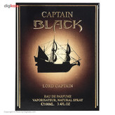 ادو پرفیوم مردانه کاپتان بلک مدل Pour Homme Lord Captain حجم 100 میلی لیتر