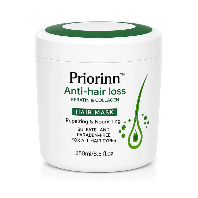 ماسک مو ترمیمکننده پریورین مدل Anti-Hair Loss مناسب انواع مو حجم 250 میلی لیتر