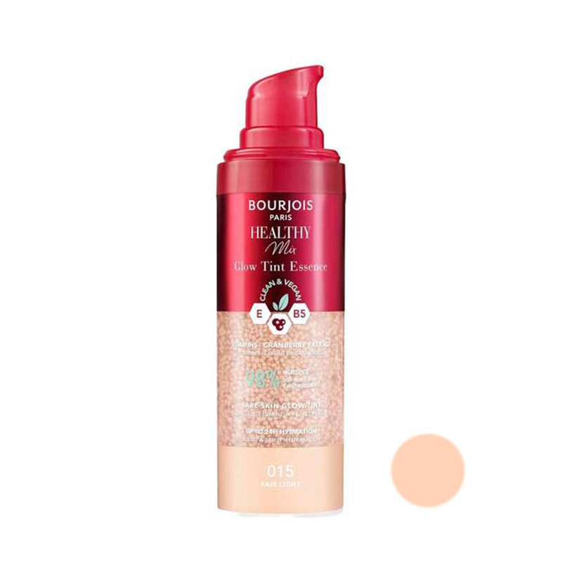 کرم پودر بورژوآ مدل Healthy Mix Glow Tint Essence شماره 015 حجم 30 میلی‌لیتر