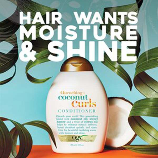 نرم کننده مو او جی ایکس مدل Coconut Curls حجم 385 میلی لیتر