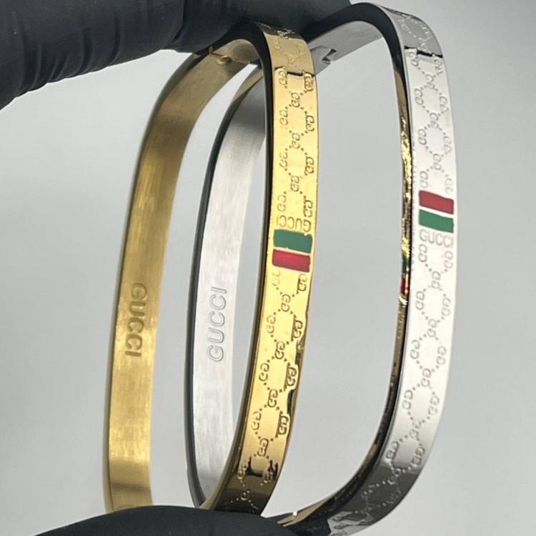 دستبند اسپرت ورساچ Versace استیل عیار 316 رنگ ثابت کیفیت عالی ضد حساسیت کد zki (پس کرایه)