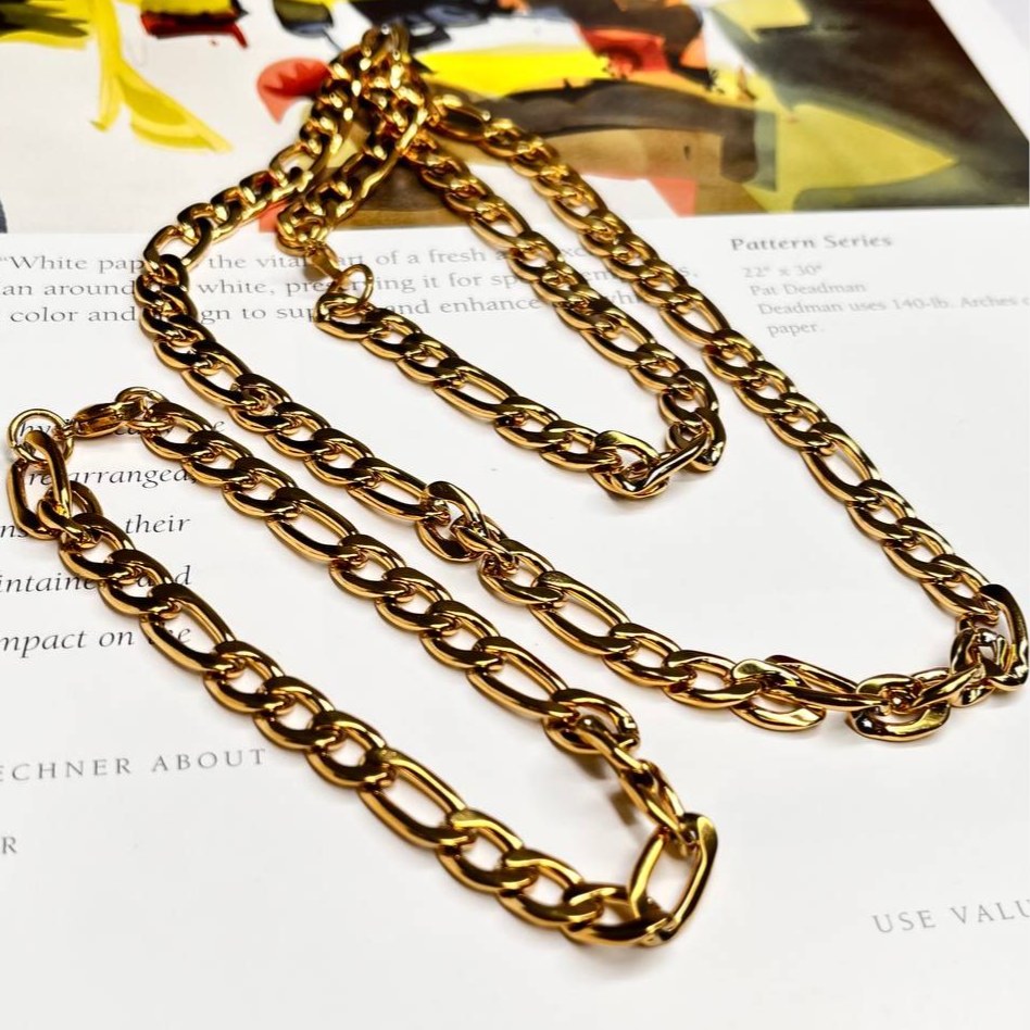 ست گردنبند و دستبند مردانه مدل کارتیر Cartier جنس  استیل  عیار 316 رنگ کاملا ثابت کد ztk (پس کرایه)