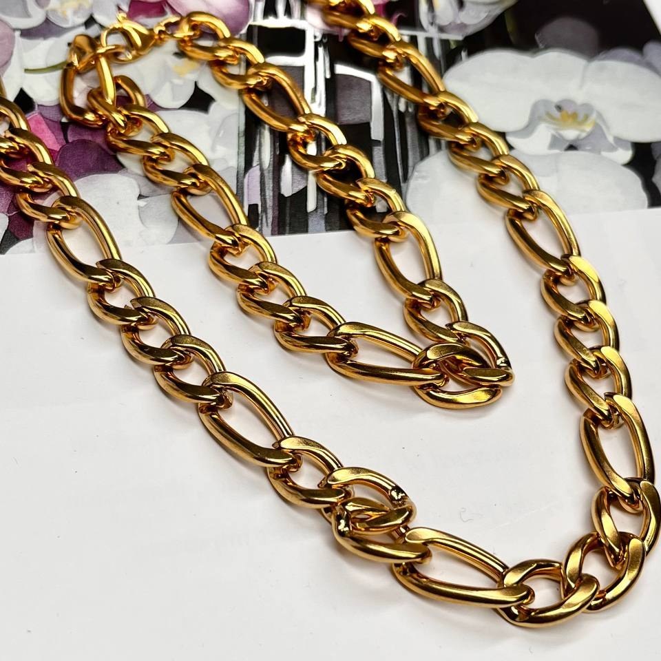 ست گردنبند و دستبند مردانه مدل کارتیر Cartier  جنس استیل عیار 316 رنگ کاملا ثابت کد ztk (پس کرایه)