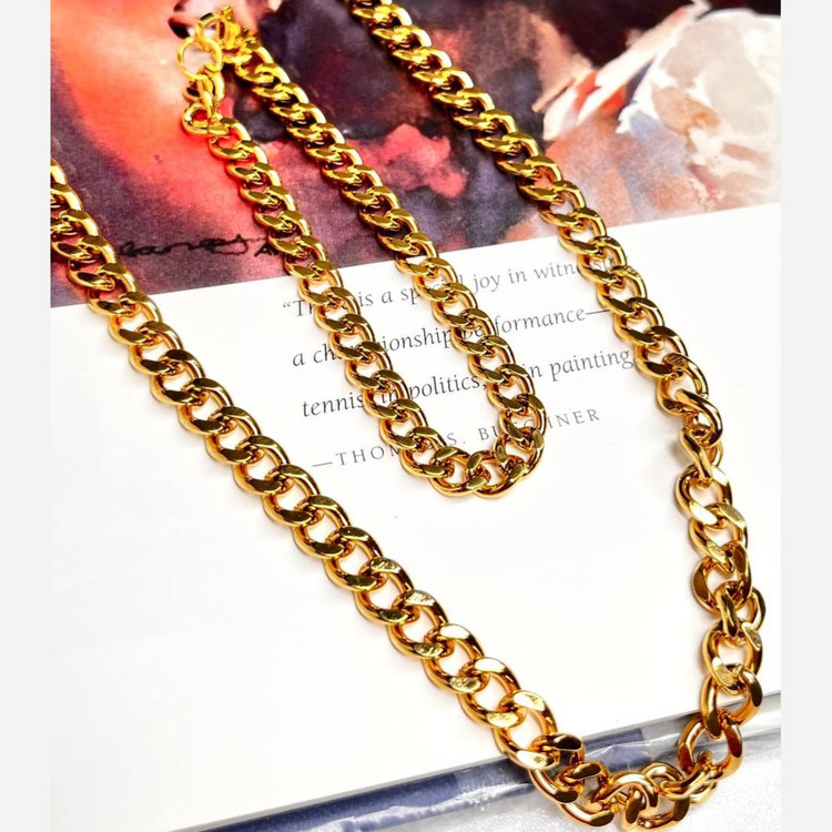 ست گردنبند و دستبند مردانه مدل کارتیر Cartier جنس استیل عیار 316 رنگ کاملا ثابت کد ztk (پس کرایه)
