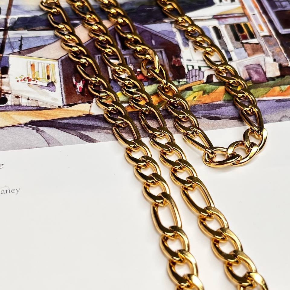 ست گردنبند و دستبند  مردانه مدل کارتیر Cartier جنس استیل عیار 316 رنگ کاملا ثابت کد ztk (پس کرایه)