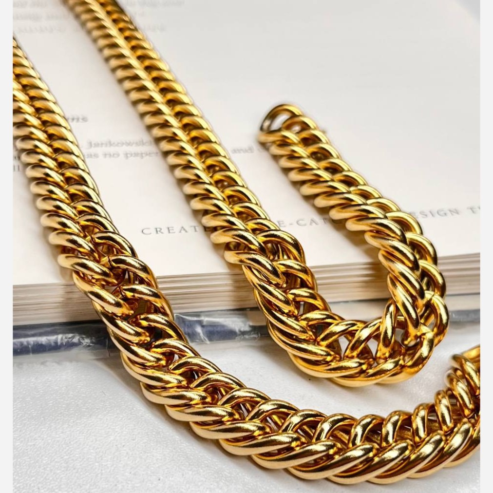 گردنبند مردانه مدل کارتیه Cartier جنس استیل عیار 316 رنگ کاملا ثابت کد  ztk (پس کرایه)