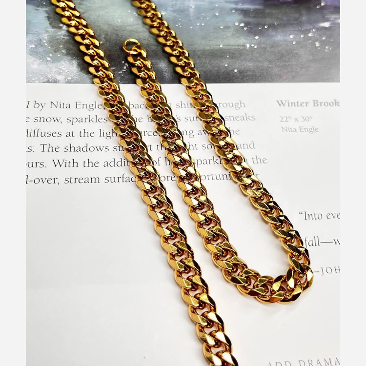 گردنبند مردانه مدل کارتیه Cartier جنس استیل عیار 316 رنگ ثابت کد ztk (پس کرایه)