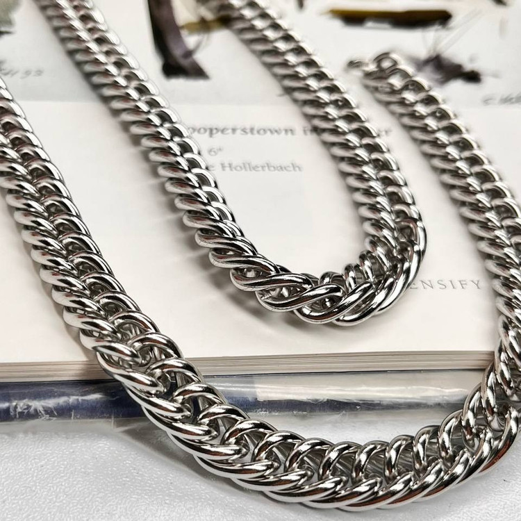 گردنبند مردانه طرح کارتیه Cartier جنس استیل عیار 316 رنگ ثابت کد ztk (پس کرایه)
