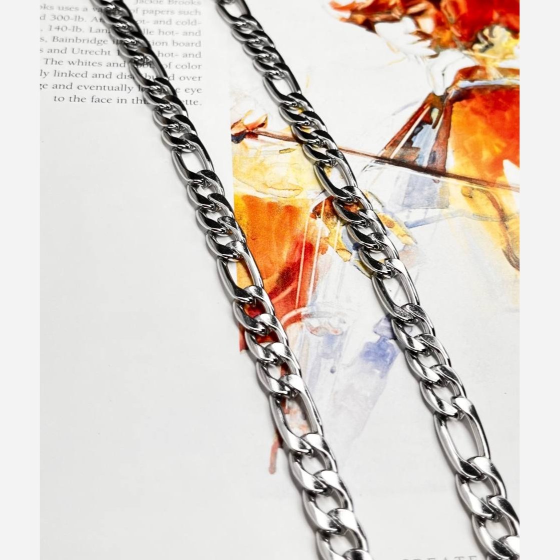 گردنبند مردانه مدل کارتیه Cartier جنس  استیل عیار 316 رنگ ثابت کد ztk (پس کرایه)
