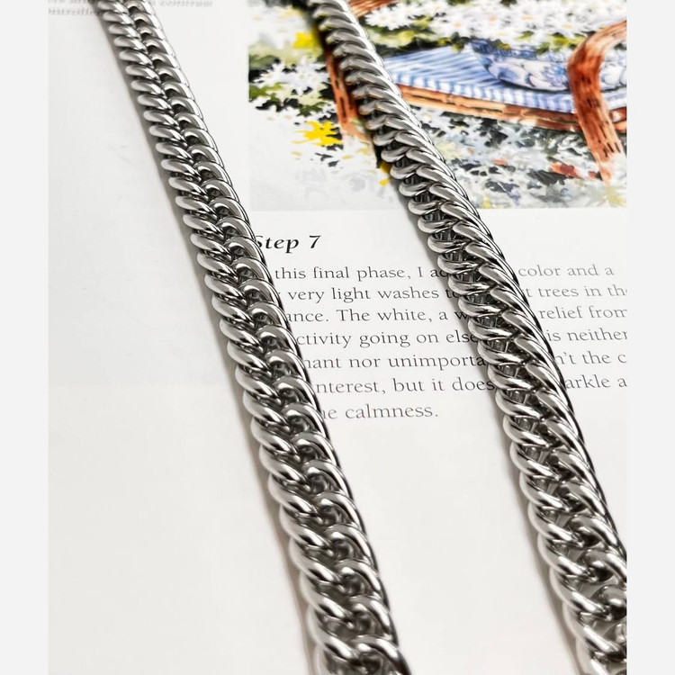 گردنبند مردانه طرح کارتیه Cartier استیل عیار 316 رنگ ثابت کد ztk (پس کرایه)