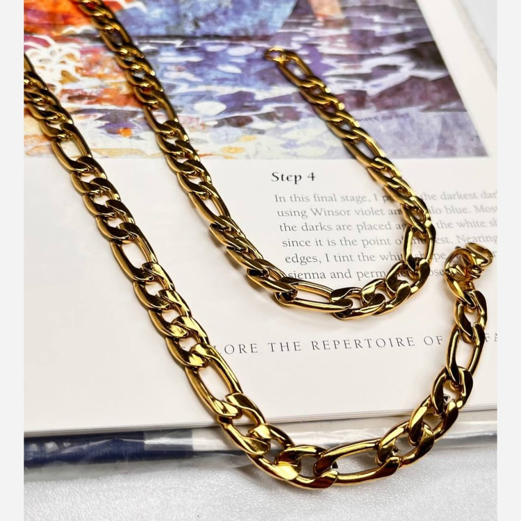گردنبند مردانه طرح کارتیه Cartier جنس استیل عیار 316 رنگ ثابت کد ztk (پس کرایه)