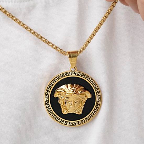 گردنبند اسپرت طرح ورساچه Versace رنگ ثابت کد zsm (پس کرایه)