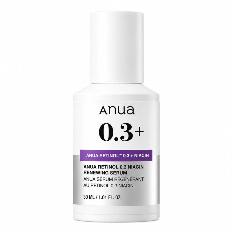 سرم جوان کننده آنوا مدل Retinol Niacin مناسب برای انواع پوست حجم 30 میلی‌لیتر