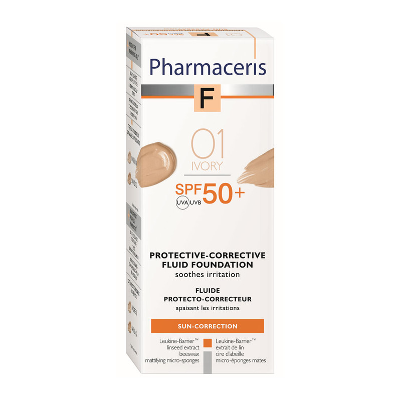کرم ضد آفتاب رنگی صورت فارماسریز SPF 50 مدل Pharmaceris Sun-Correction محافظ UVB/UVB مناسب انواع پوست شماره 01 حجم 30 میلیلیتر