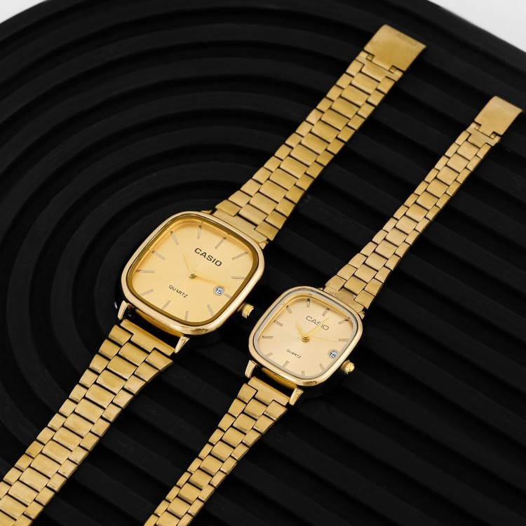 ساعت کاسیو Casio اسپرت استیل تقویم دار و دارای تنظیم بند ساعت رنگ ثابت کد zmp (پس کرایه)