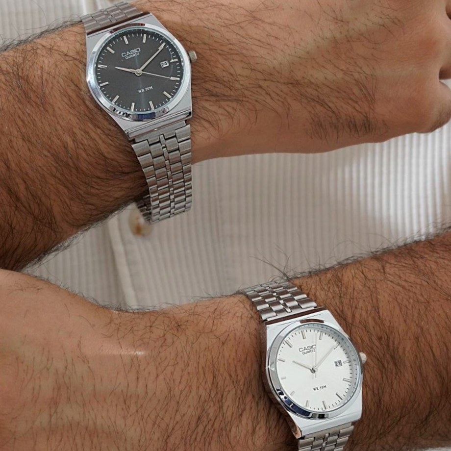 ساعت کاسیو Casio مردانه استیل رنگ ثابت کد zmp (پس کرایه)