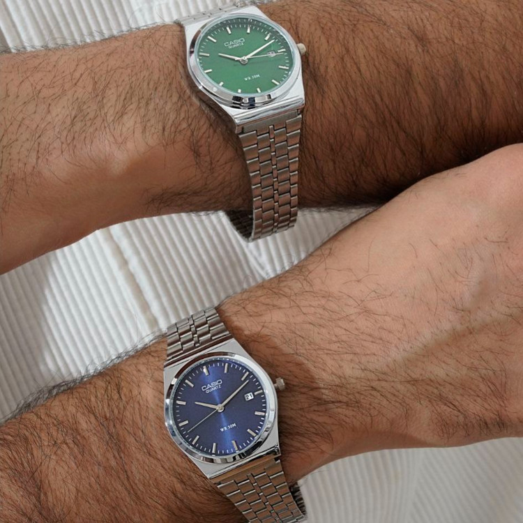 ساعت کاسیو Casio مردانه استیل رنگ ثابت کد zmp (پس کرایه)