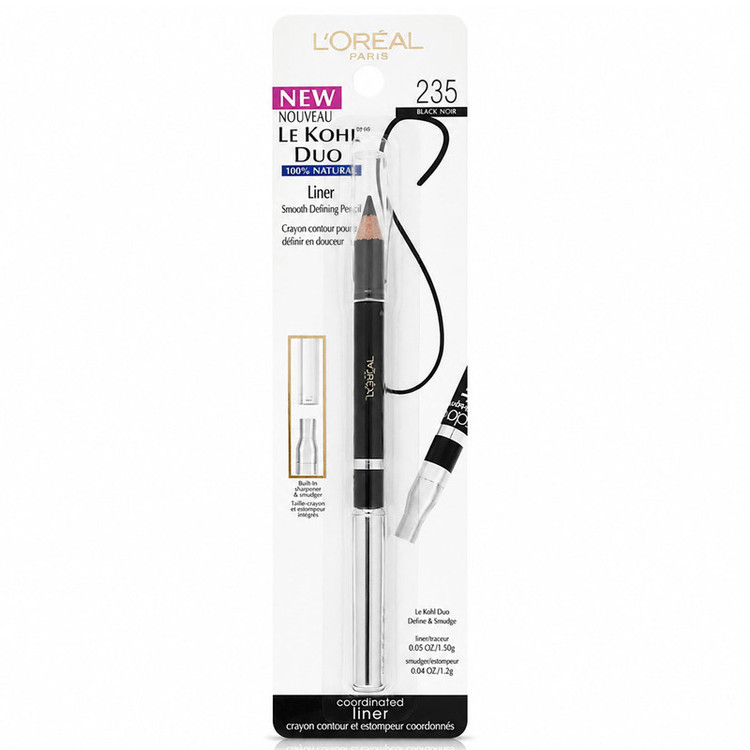 مداد چشم لورآل مدل Kohl Duo Liner شماره 235 رنگ مشکی