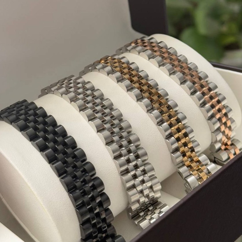 دستبند مردانه Rolex رولکس 15 میلیمتر استیل عیار 316 کیفیت عالی کدsm (پس کرایه)
