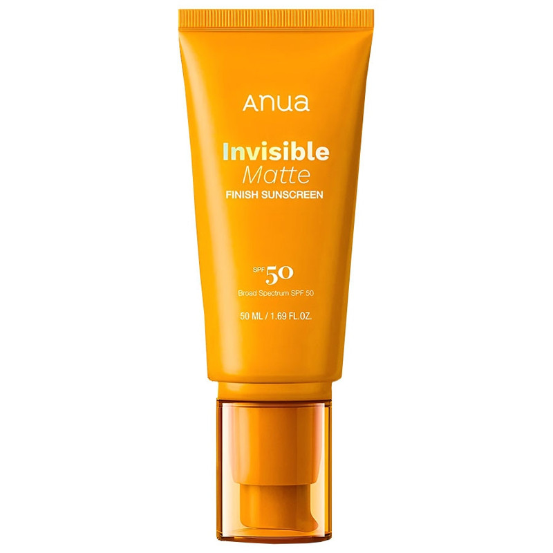 کرم ضد آفتاب بی‌رنگ صورت آنوا SPF 50   مدل  Invisible Matte  ‌محافظ UVA و UVB مناسب برای انواع پوست حجم 50 میلی‌لیتر