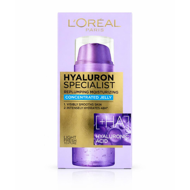 ژل آبرسان صورت لورآل مدل Hyaluron Specialist مناسب برای انواع پوست حجم 50 میلیلیتر