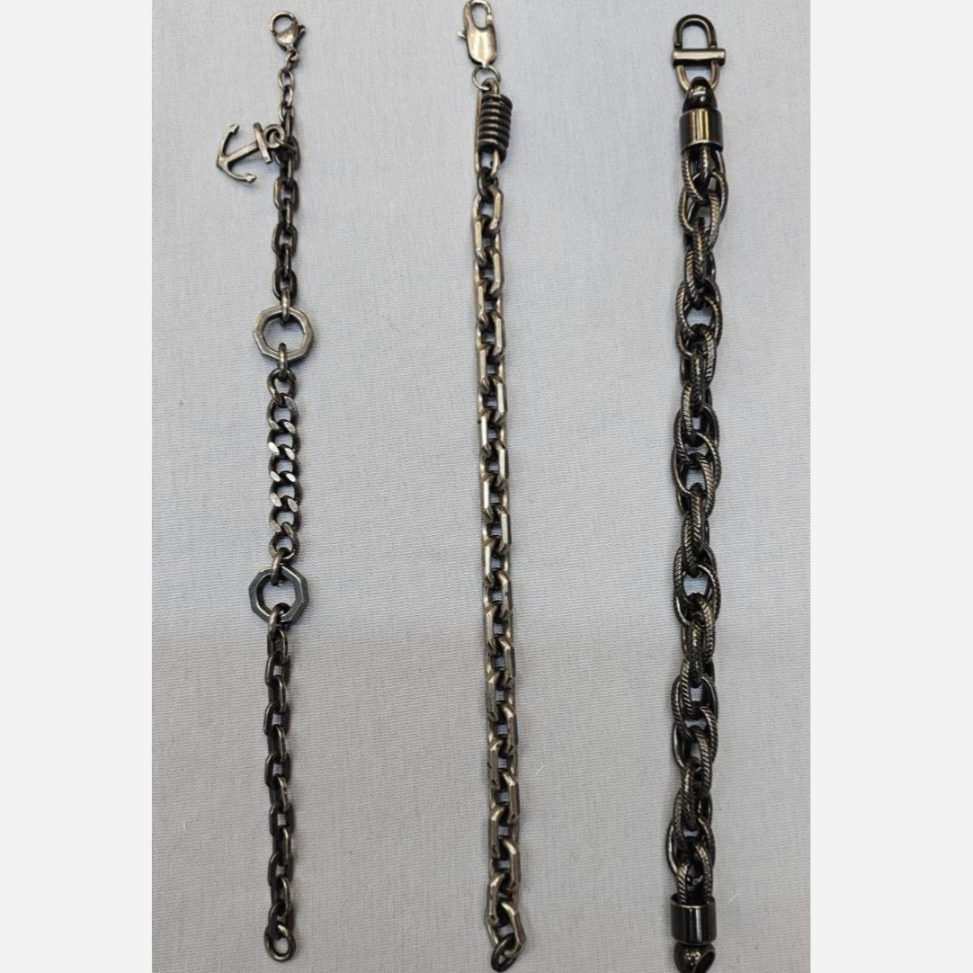 دستبند مردانه طرح کروم هارتز و ویتالی جنس استیل عیار 316 کیفیت عالی کد ar (پس کرایه)