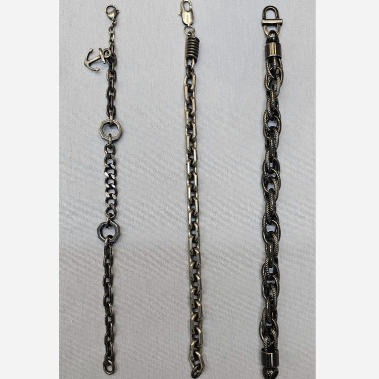 دستبند مردانه طرح کروم هارتز و ویتالی جنس استیل عیار 316 کیفیت عالی کد ar (پس کرایه)