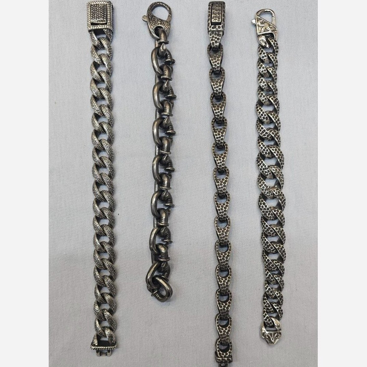 دستبند مردانه طرح گرگ جنس استیل عیار 316 کیفیت عالی کد ar (پس کرایه)