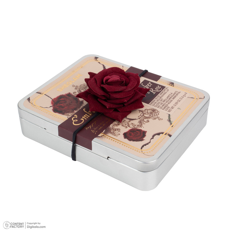 رژ لب مایع شیگلم مدل ember rose با شماره رنگ 11DL07A، وزن 2.6 گرم، بدون تست حیوانی و حاوی ویتامینهای تقویتی، با جلوه مات بسته 4 عددی