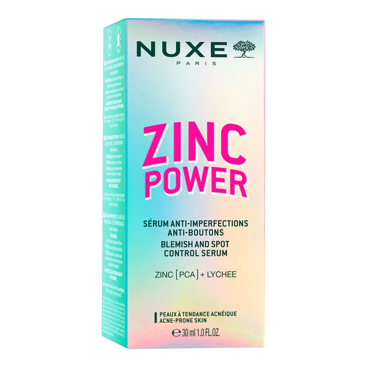 سرم ضد جوش صورت نوکس مدل Zinc Power Blemish and Spot Control مناسب انواع پوست حجم 30 میلی لیتر