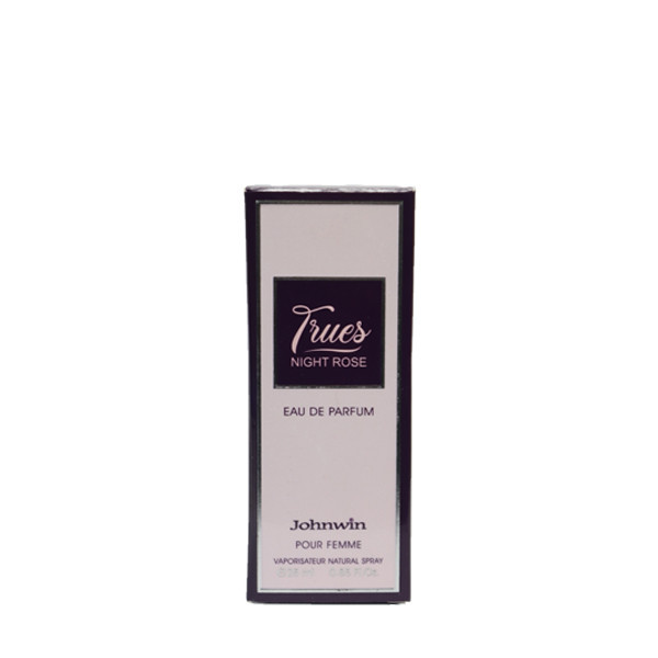 عطر جیبی زنانه جانوین مدل trues night rose حجم 25 میلی لیتر