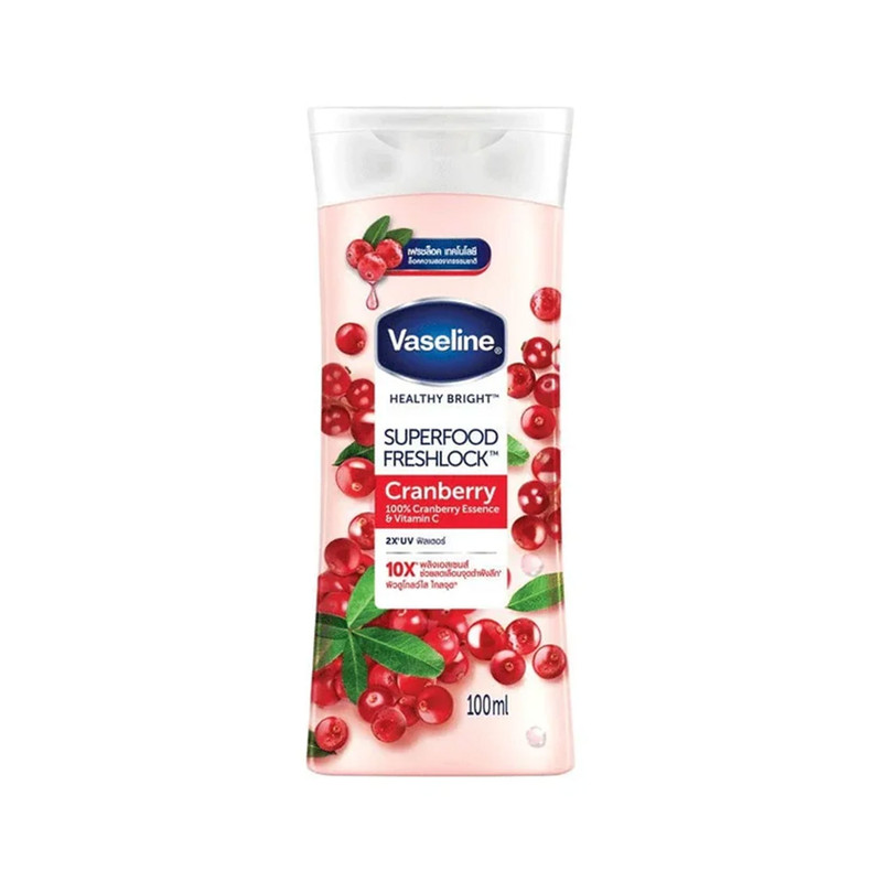 لوسیون بدن وازلین مدل Superfood Freshlock مناسب انواع پوست حجم 100 میلی لیتر