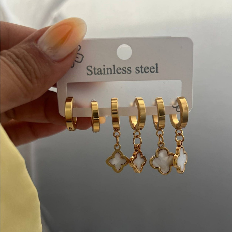 پگ گوشواره استیل زنانه رنگ ثابت کد tj (پس کرایه)