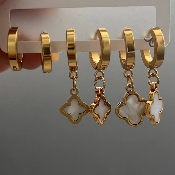 پگ گوشواره استیل زنانه رنگ ثابت کد tj (پس کرایه)